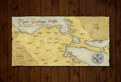 Materiałowa mapa Mysich Terytoriów